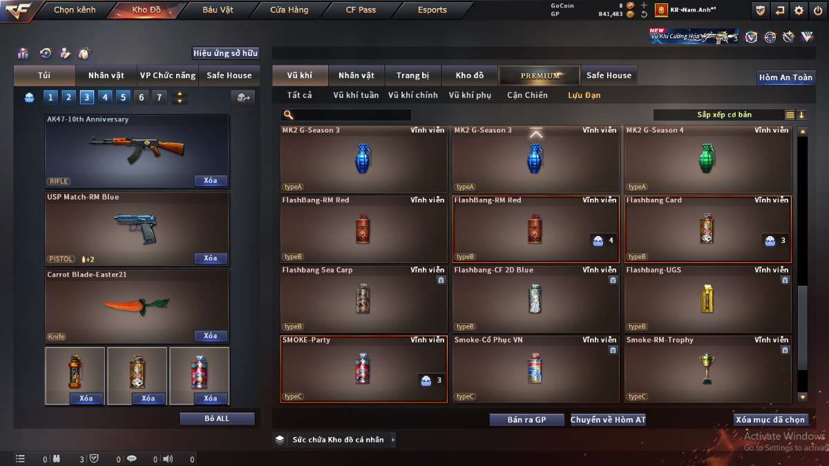 shop acc cf uy tin gia re
